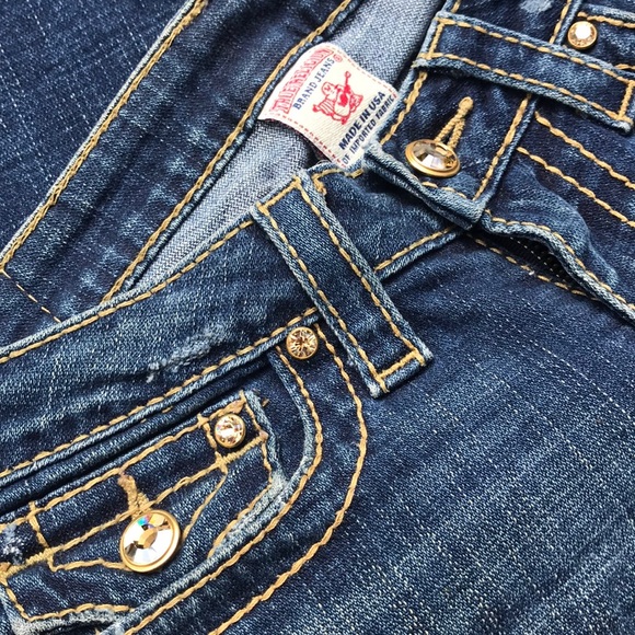 True Religion TR Women’s Jeans 27 Disco - Picture 2 of 7